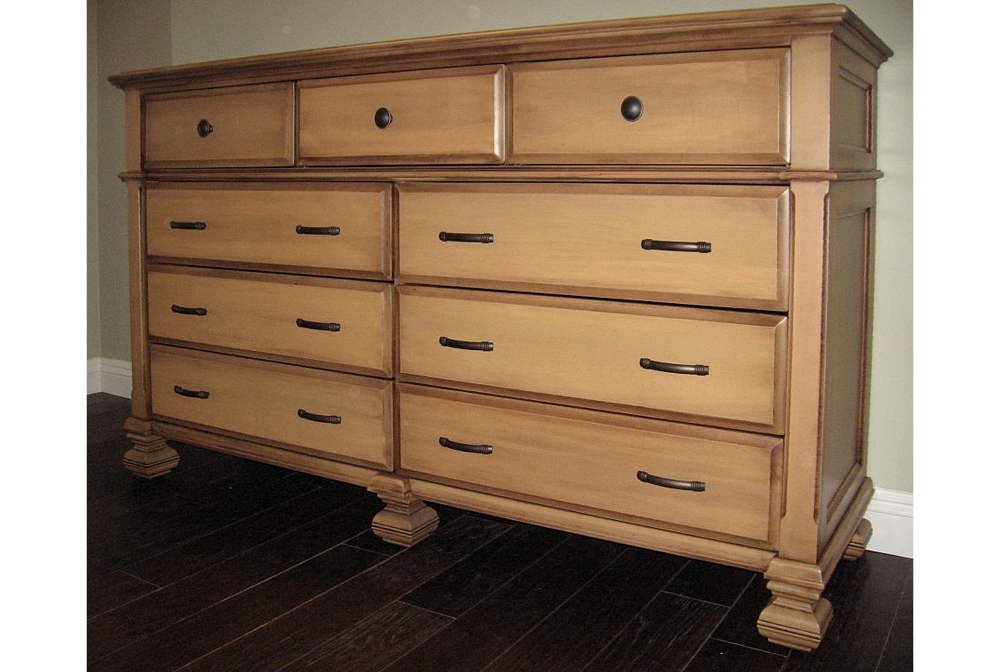 A special custom design and finish dresser